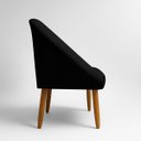 Ver imagem 5 de Kit 2 Poltronas Macia para Sala de Estar Tecido Veludo Elegante Pés de Madeira Resistente