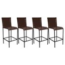Ver imagem 1 de Conjunto de 4 Banquetas Alta Diplomata de Fibra Sintética