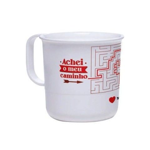 Caneca 350ml Linha Namorados Tupperware