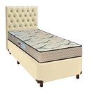 Ver imagem 1 de Cama + Box Bege e Colchão D33 Solteiro - Maxsono Paropas + Cabeceira
