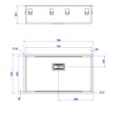 Ver imagem 4 de Cuba de Embutir Deca para Cozinha em Inox 780x440x201 Wish Inox Deca Cod: Cc.620.74.std.inx