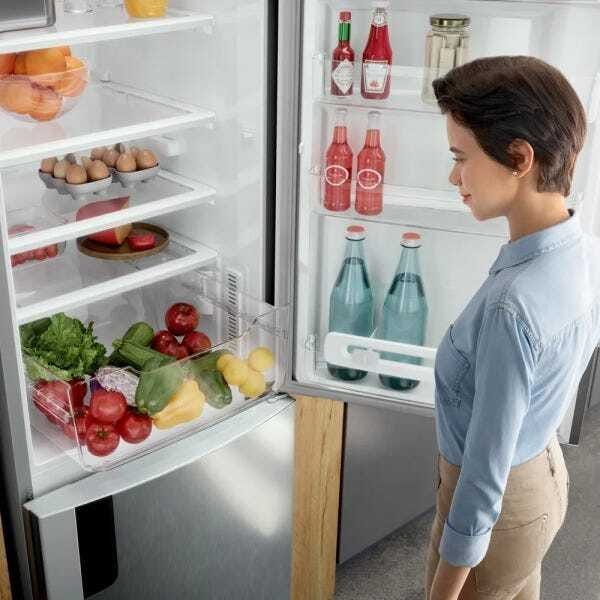 Geladeira / Refrigerador Frost Free Duplex Inverse Consul Cre44Ak, 397 Litros - 110 Volts - 8