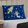 Kit 2 Fronhas 70cm X 50cm Par Capas para Travesseiro Envelope 180 Fios Coloridas Astronauta - 2