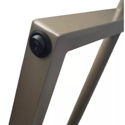 Luminária de Sala de Estar Decorativa Estilo Moderno Industrial Cúpula Bege Alto Padrão Luxo Bivolt - 4