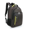 Mochila Escolar Viagem Impermeável B1315 Reforçada Marrom Biaowang B-1315 - 1