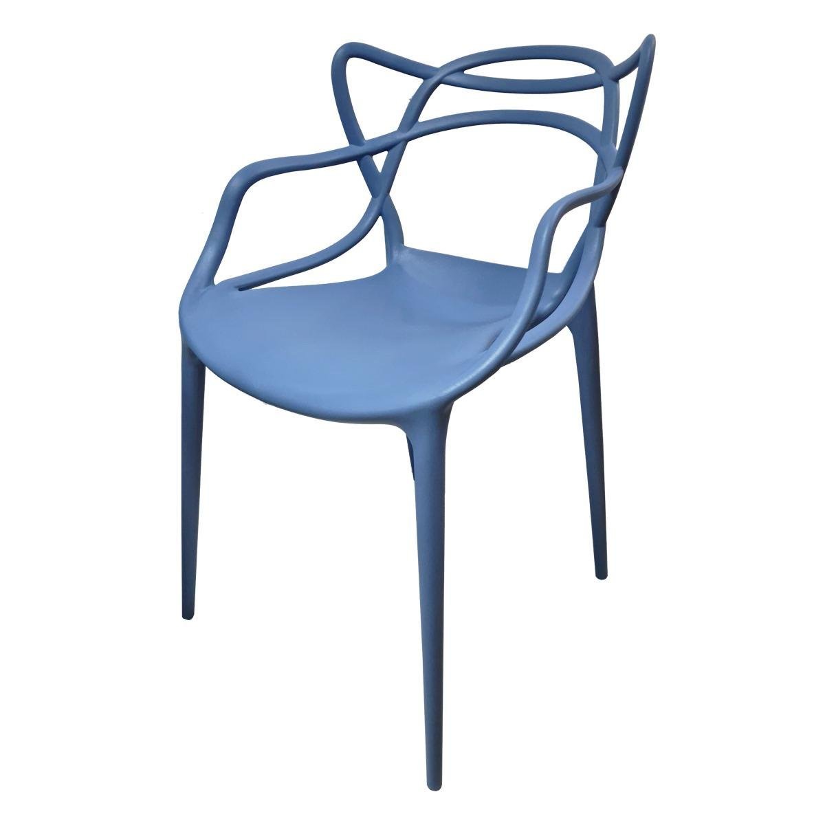 Cadeira Allegra Azul Zimbro em Polipropileno - 1