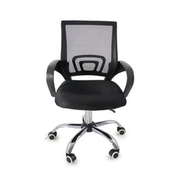 Kit 5 Cadeiras de Escritório Begonia Tela Mesh Ergonômica - Preto - 5