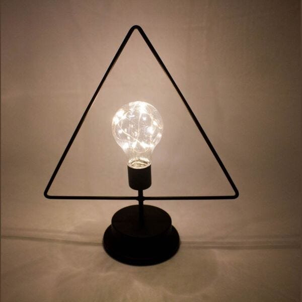 Luminária Decorativa de Mesa - Triângulo - 2