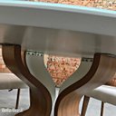 Ver imagem 7 de Jogo de Mesa de Jantar Bruxelas Redonda 120cm e 4 Cadeiras Couvin Freijó - Freijó e Branca