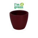 Ver imagem 4 de Vaso com Prato Tramontina Asteca 32cm em Polietileno Marsala