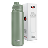 Garrafa Térmica Gaw Sport 800 Ml Original Água Quente e Fria Tampa Hermética Poroso - Verde - 1
