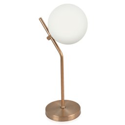 Kit 2 Abajur Luminária De Mesa Aro Jabuticaba Orby New Cobre - 3