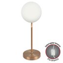 Ver imagem 4 de Kit 2 Abajur Luminária De Mesa Aro Jabuticaba Orby New Cobre