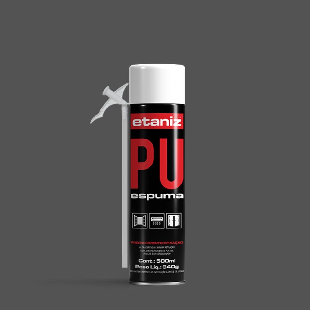 ESPUMA DE PU EXPANSIVA POLIURETANO ETANIZ 500ML 340G - 1