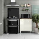 Ver imagem 1 de Balcão Cozinha com Tampo 70cm com 2 Portas Joana A09 - D'rossi