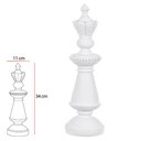Ver imagem 2 de Escultura Xadrez Rainha (branco) 34cm Decor Poliresina
