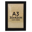 Ver imagem 2 de Moldura Quadro A3 30x42 Diploma Certificado Foto com Vidro - Várias Cores