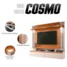 Painel para Tv Home Suspenso Ambiente Cosmo Cinamomo Off White – Hb Móveis - 6