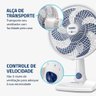 Ventilador de Mesa Mondial Super Power 6 Pás 60w 30cm Branco e Azul Escuro Vsp-30-w 127v - 2