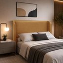 Ver imagem 1 de Cabeceira Estofada Ideal para Cama de King 190cm - Whisky