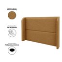Ver imagem 2 de Cabeceira Estofada Ideal para Cama de King 190cm - Whisky
