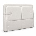 Ver imagem 6 de Cama Japonesa com Cabeceira Corea Yun Casal Bouclé Off White - Sallar Home
