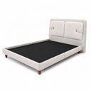 Ver imagem 7 de Cama Japonesa com Cabeceira Corea Yun Casal Bouclé Off White - Sallar Home