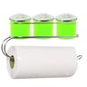 Condimentos Pote Temperos Com porta Toalha Alumínio Verde 002 - 1