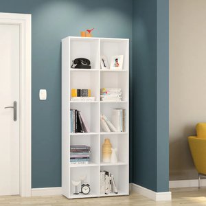 Estante para Livros com 10 Nichos Caracol Politorno