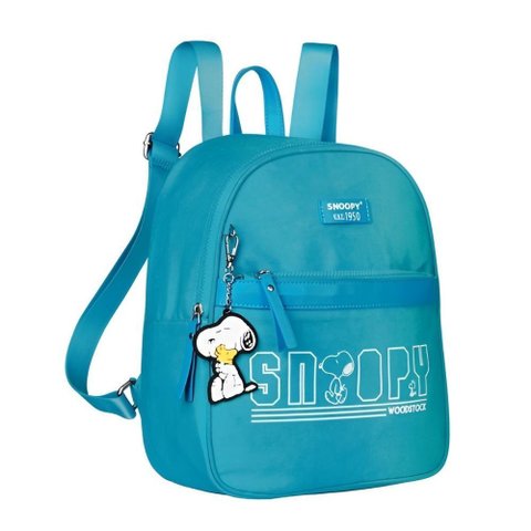 Bolsa de Costas Snoopy 33x27x13 Verde em Nylon - Clio