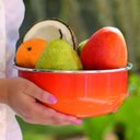 Ver imagem 2 de Tigela Bojuda 22 Esmaltada Laranja - 3000 Ml - Ewel