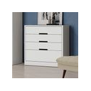 Ver imagem 1 de Cômoda Kappesberg S824 com 4 Gavetas Branco 91 cm