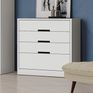 Ver imagem 1 de Cômoda Kappesberg S824 com 4 Gavetas Branco 91 cm