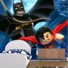Papel de Parede Adesivo, Superman e Batman Lego - 1