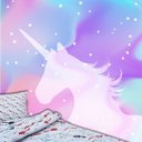 Ver imagem 1 de Papel de Parede Adesivo, Infantil unicórnio Estrela