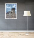 Ver imagem 1 de Quadro Decorativo Lisboa Portugal Torre de Belém - 70x50cm:moldura Branca
