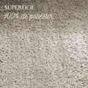 Ver imagem 3 de Tapete Milano Soft Cinza Antiderrapante:1,00X1,50