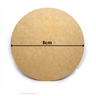 Porta Copos em MDF com 8cm de diâmetro e 3MM de espessura - 1