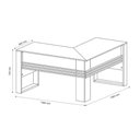 Ver imagem 2 de Mesa de Escritório Me4145 Branco - Tecno Mobili