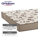 Ver imagem 2 de Colchão Queen Ortobom Physical Espuma D28 até 90kg - Antiácaro e Antialérgico 158x198x22cm