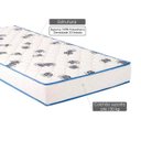 Ver imagem 2 de Colchão Solteiro Ortobom Padrão Light D33 Branco e Azul - Antiácaro e Antialérgico