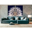 Ver imagem 2 de kit com 2 Quadros Decorativos Dente de Leão com Moldura e Vidro para Sala Quarto Escritório e Clínic