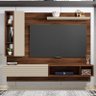 Painel Suspenso Action para TV até 75” Havana/Off White - PR Móveis - 2