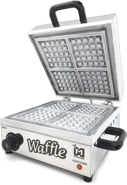 Máquina de Waffles Profissional - GW-4 - 220v - Inovamaq - 1
