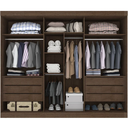 Ver imagem 2 de Guarda Roupa C/ Espelho 100% Mdf Garibaldi -móveis Valverde