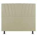 Ver imagem 3 de Cabeceira Cama Box Casal Dublin 140cm Sintético Bege - Desk Design