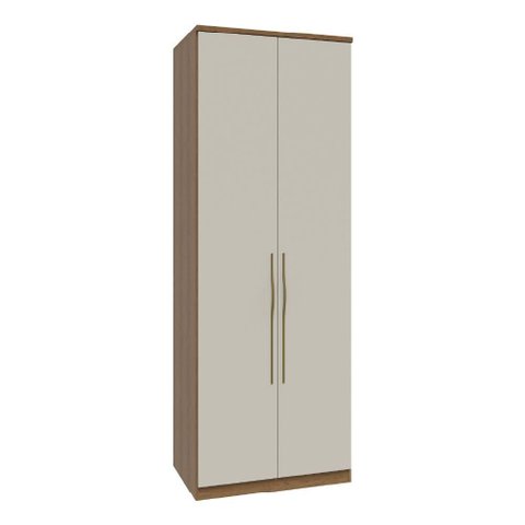 Guarda Roupa Modulado 02 Portas 234cm Setiba - Jequitibá/palha
