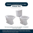 Ver imagem 3 de Acento Sanitário Acrílico Decorada Beija Flor Primula Fiori