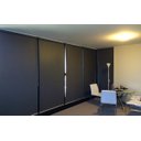 Ver imagem 1 de Cortina Persiana Rolô Blackout Preto 1,50 m x 1,40 m