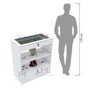 Ver imagem 6 de EXPOSITOR CENTRO DE LOJA COM PRATELEIRA E GAVETAS M325.B (LOJA) MUNDI MOVEIS